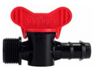 Кран ф20 х 1/2" мъжка резба