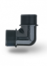 Коляно резбово 1 1/4" х 1 1/4" мъжка резба