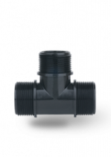 Тройник резбови 1 1/4" х 1/2" х 1 1/4" мъжка резба