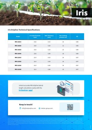 IRIS 6 mil/ 30 см/ 1 л/ч. (3400м)